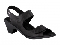Chaussure mephisto sandales modele cecila cuir irisÃ© noir